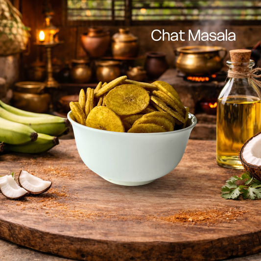 Krypsy Chat Masala Banana Chips – Made in Pure Coconut Oil