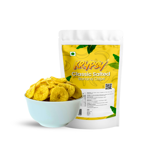 Krypsy Classic Salted Banana Chips – Made in Pure Coconut Oil
