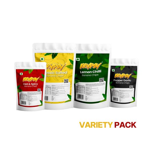 Krypsy Variety Pack – Made in Pure Coconut Oil - Pack of 4